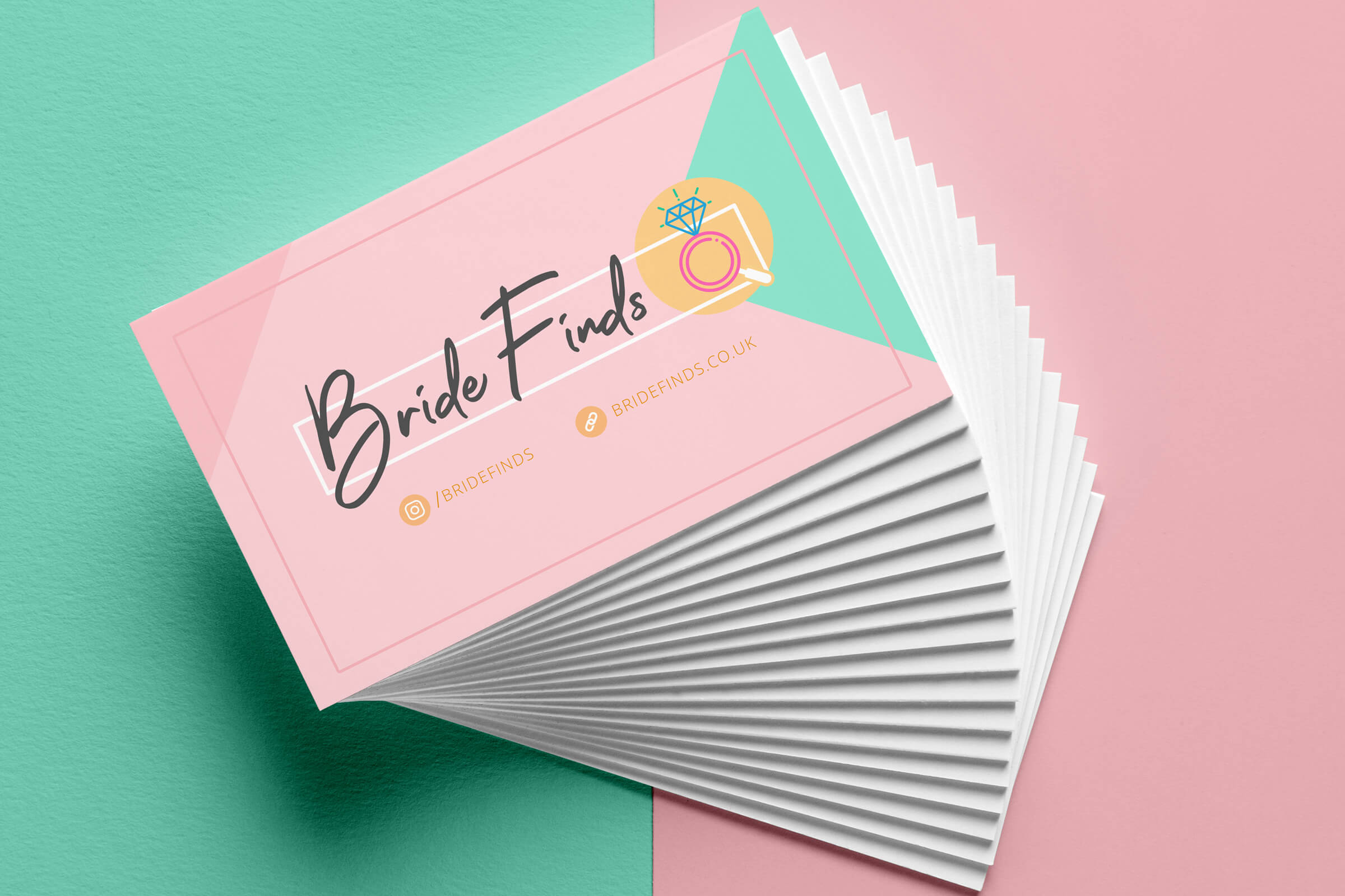 Bride Finds Business Cards 1